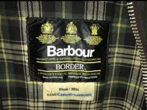 Barbour Border waxos kabt