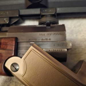 Blaser BBF 700/88 , 8x75R SE, 6x62R Freres
