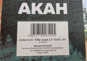 AKAH Zielfernrohr Rifle Scope,