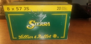 8x57JS S&B Sierra 14,26g lszer