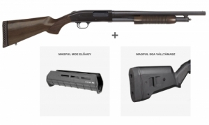 Mossberg 500 Retrograde + Magpul MOE elagy + Magpul SGA vlltmasz