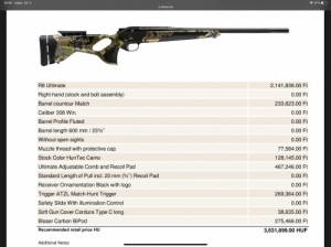 Blaser R8 huntec camo