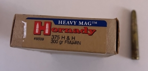 Hornady 375 H&H 300 gr.FMJ Lszer