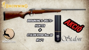 Browning A-Bolt 3 Hunter + Stalon XS108 MAX hangtomp�t�