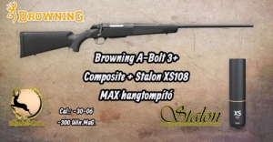 Browning A-Bolt Composit + Stalon XS108 MAX hangtomp�t�