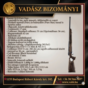 Mauser M18 Pure Max 6,5 PRC