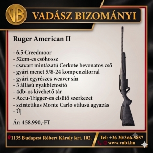 Ruger American II 6,5 creedmoor