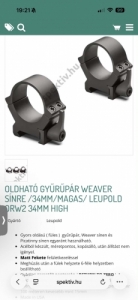 Leupold oldhat� gy�r� p�r 