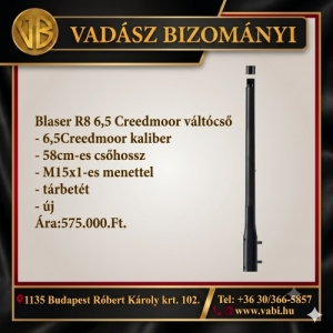 Blaser R8 6,5 Creedmoor v�lt�cs�